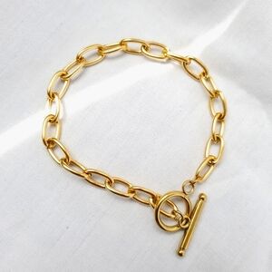18K Gold Plated Link Bracelet